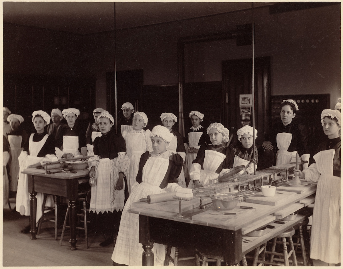 Снимка: Бостън, XIX век, „Cooking School“