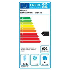 Хладилник среднотемпературен (0°C / +8°C) ECOVENT G-ERV400
