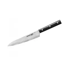 Professional universal knife (15cm) DAMASCUS 67 SAMURA