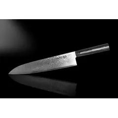 Professional universal knife (15cm) DAMASCUS 67 SAMURA