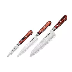 Set of 3 professional knives KAIJU SAMURA