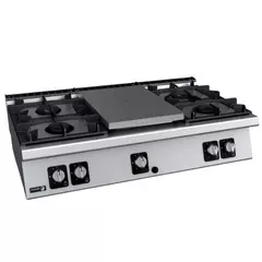 Газов котлон: плот и 4 горелки (5.25 и 8 kW) - C-G750