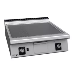 Fry-top with mixed surface (2/3 smooth+ 1/3 ribbed) - FT-710 L R