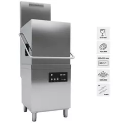 Проходна съдомиялна с Рекуператор (500x500) WHC-502 T RC CONCEPT