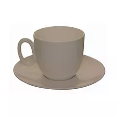 Espresso cup 11,5 ml Modulo Nature Taupe -  DEGRENNE