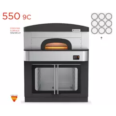 Model 550 9C – oven for authentic Neapolitan pizza, baking in 90 seconds | Tirol.bg