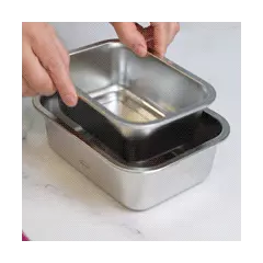 Stacable inox food containers | Tirol.bg