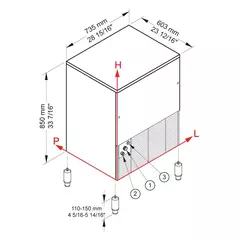 Mrema Ice Maker Ice Maker CB 640 HC B-QUBE dimensions | Tirol.bg