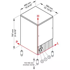 Dimensions  IMF 58 HC - ICE FINGER | Tirol.bg
