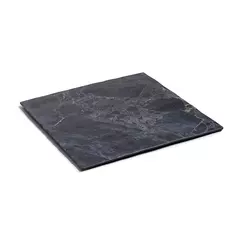 Square serving platter Stone