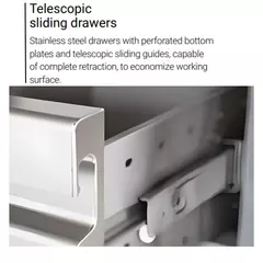 Refrigerated Counter 700 GN 1/1 with drawers CONCEPT Refrigerated Counter 700 GN 1/1 with drawers CONCEPT