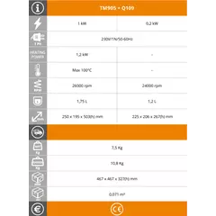 Професионален блендер с функция за готвене TM905