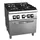 Gas cooker with 4 burners (different sizes) and gas oven - C-G941