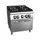 Gas cooker with 4 burners (different sizes) and gas oven - C-G941