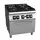 Gas cooker with 4 burners (different power) and gas oven GN2/1 - C-G741
