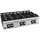 Gas cooker with 6 burners (different power) - C-G760