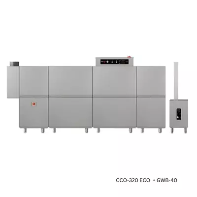 Тунелна съдомиялна ЕКО версия с външен генератор CCO-180/225/270/320 ECO