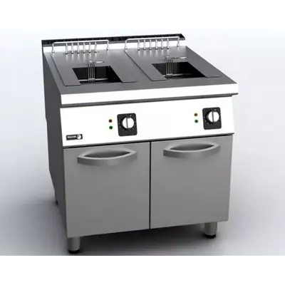 Електрически фритюрник, 2 вани (x21L) - F-E9221