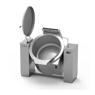 Tilting cylindrical boiling pans (100L) - MCB-100