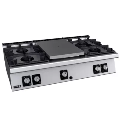 Газов котлон: плот и 4 горелки (5.25 и 8 kW) - C-G750