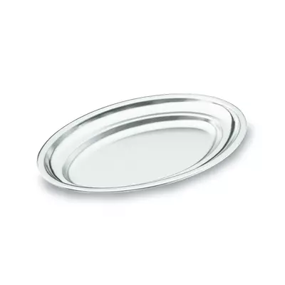 Oval platter with satin finish - 7 sizes