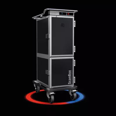 Insulated box for holding and distribution of food Combo