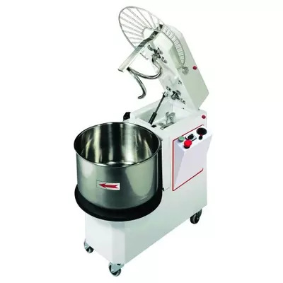 Spiral dough mixer with rising top IR