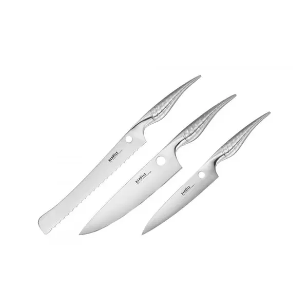Set of 3 knives REPTILE SAMURA
