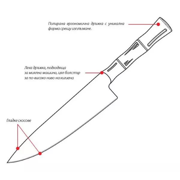 Professional universal knife (12.5cm) BAMBOO SAMURA