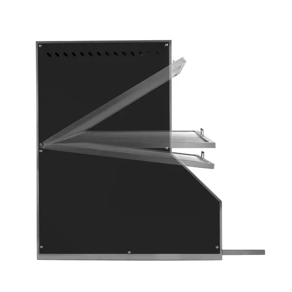 Open grill with refractory brick base (Countertop)
