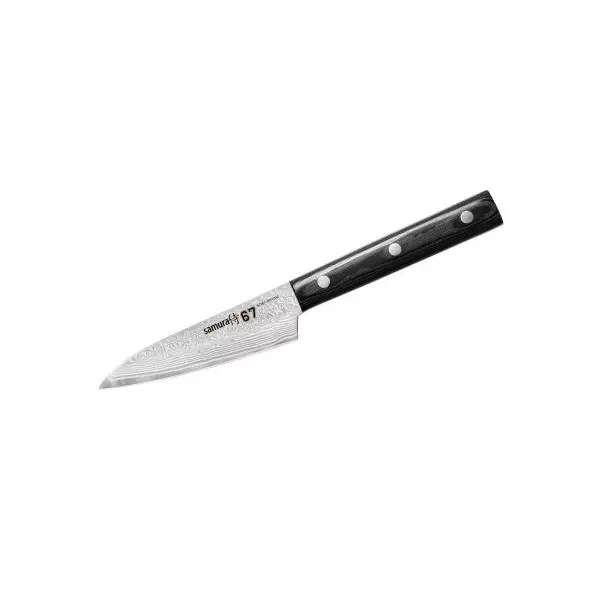 Professional small knife (9.8cm) DAMASCUS 67 SAMURA
