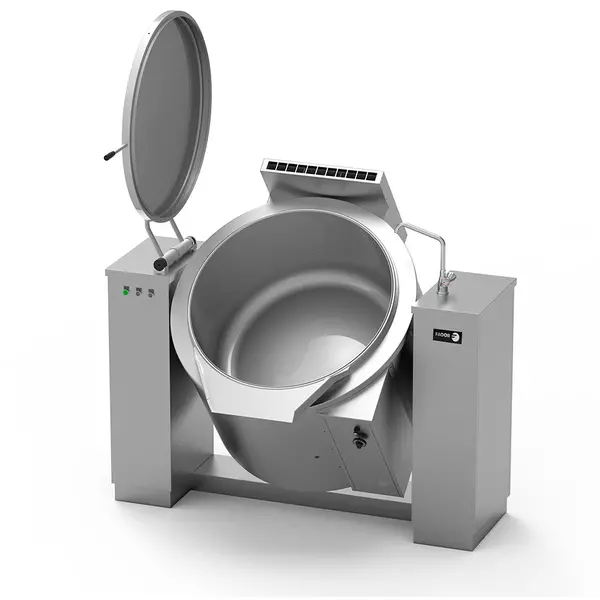 Tilting cylindrical boiling pans (200L) - MCB-200