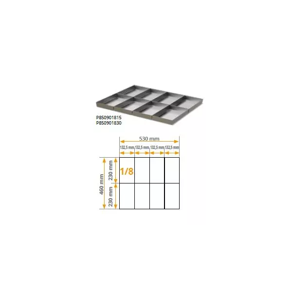 Modular tray system for Oven 90 PUJADAS GRILL
