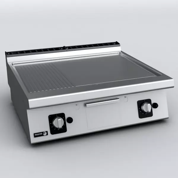 Kомбинирана скара (2/3 гладка и 1/3 ребрена) -  FT-910 L R