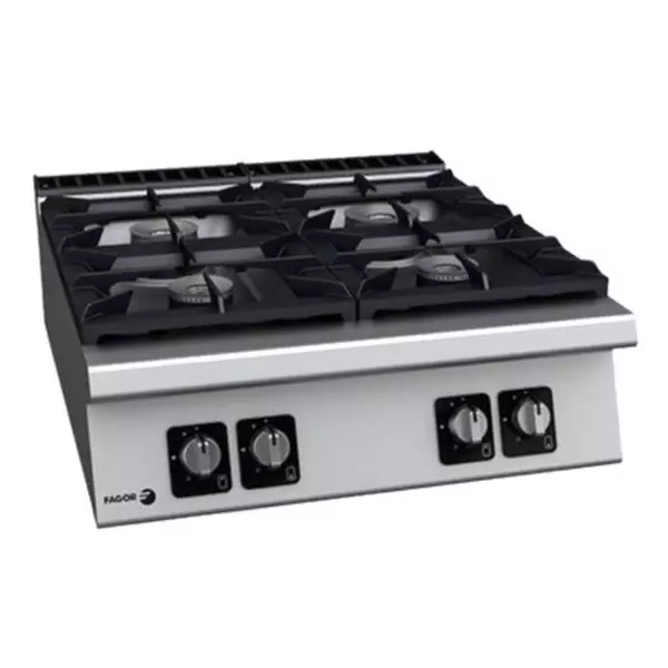 Gas cooker with 4 burners (different power) - C-G740
