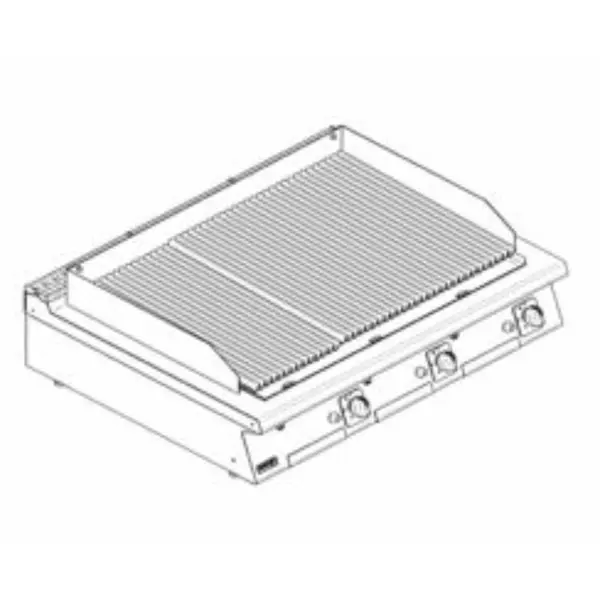 Gas grill with 3 areas - B-G915