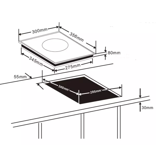Expert induction hob (built-in) 69032
