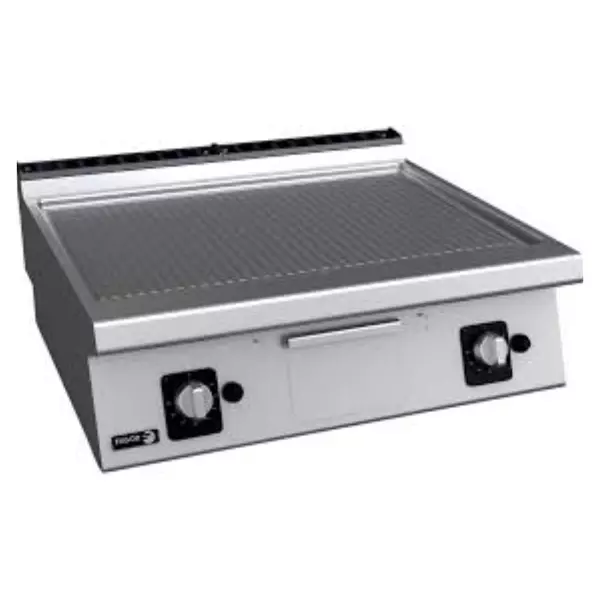 Fry top with ribbed surface - FT-910 R