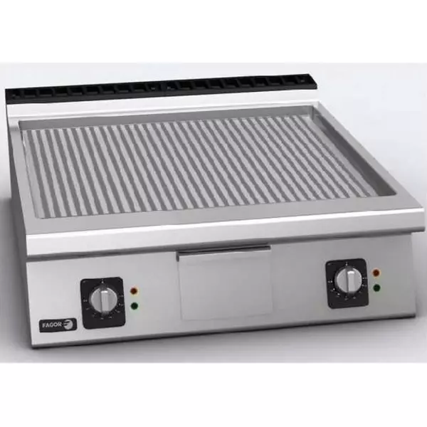 Fry top with ribbed surface - FT-910 R