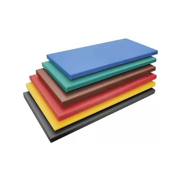 Polyethylene cutting boards - colors & sizes