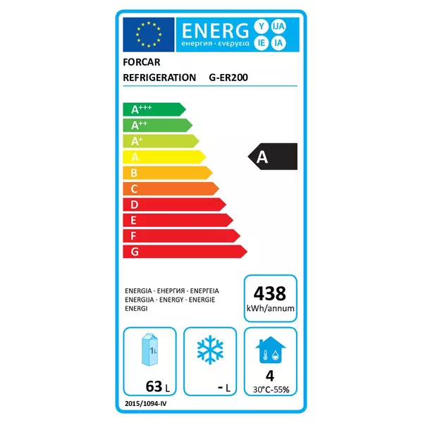 Refrigerated cabinet static G-ER200