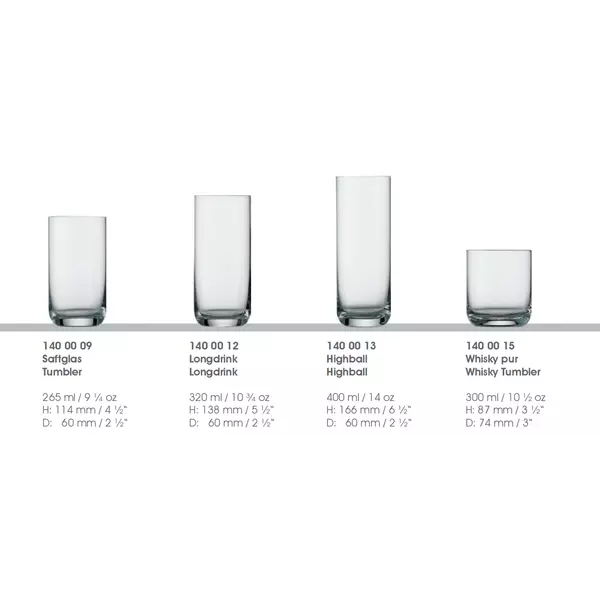 Water and juice glass 265 ml Grandezza - Stölzle Lausitz 140 00 09