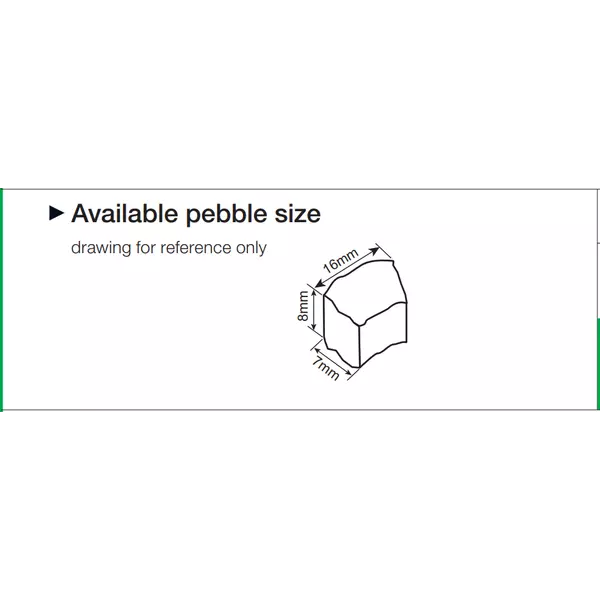 Size of Ice Pebbles  | Tirol.bg