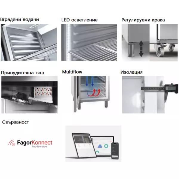 Freezer GN 2/1 700L ADVENCE