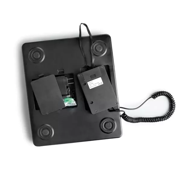 Portable scale with external indicator