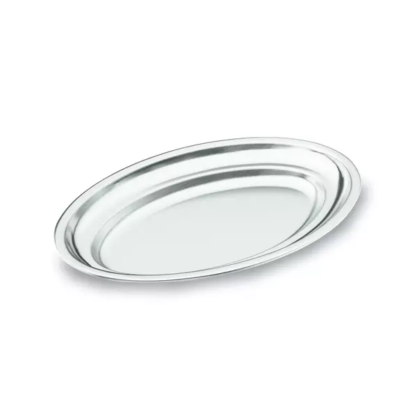 Oval platter with satin finish - 7 sizes