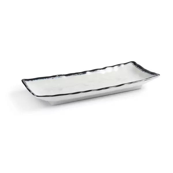 Long rectangular platter Sea