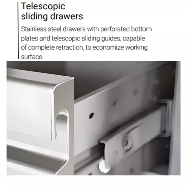 Refrigerated Counter 700 GN 1/1 with drawers CONCEPT Refrigerated Counter 700 GN 1/1 with drawers CONCEPT