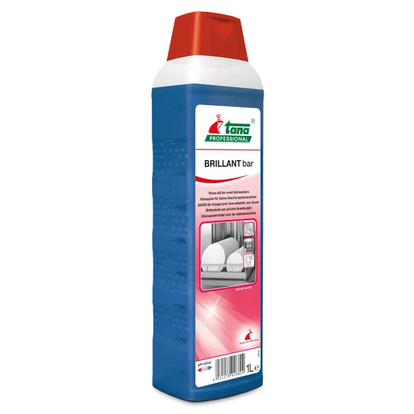 Rinse aid for small dish and glasswashers - BRILLANT bar Rinse aid for small dish and glasswashers - BRILLANT bar