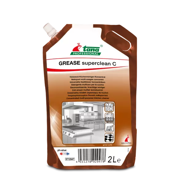 Concentrated multi-purpose kitchen cleaner - GREASE superclean C